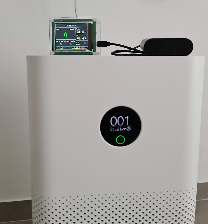 Air quality sensor on top of the mi air purifier 3H